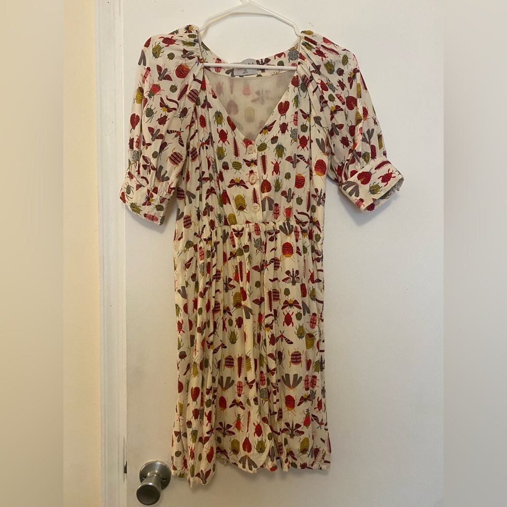 modcloth bug insect retro vintage dress